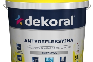 Farba antyrefleksyjna Dekoral Polinak Plus 5l do wnętrz