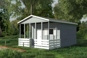  Domek letniskowy ogrodowy całoroczny 4x2 15mm